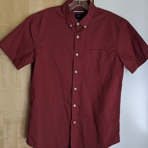 RVCA Slim Fit short sleeve Oxford shirt